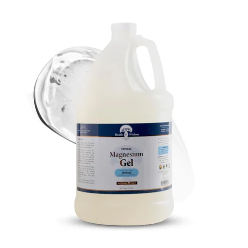 Vista 12 de Health and Wisdom Gel de magnesio puro con extracto de algas marinas, alivio tópico muscular y articular, hidratante natural y pura para la piel