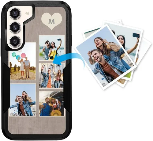 Vista 52 de Funda de teléfono personalizada para Galaxy S20 FE 5G, funda para teléfono multifoto, funda protectora resistente de doble capa a prueba de golpes