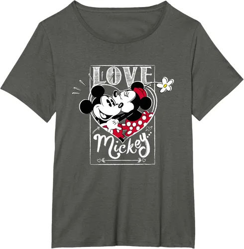 Vista 81 de Disney Mickey & Minnie Mouse Love Mickey - Camiseta para el día de San Valentín