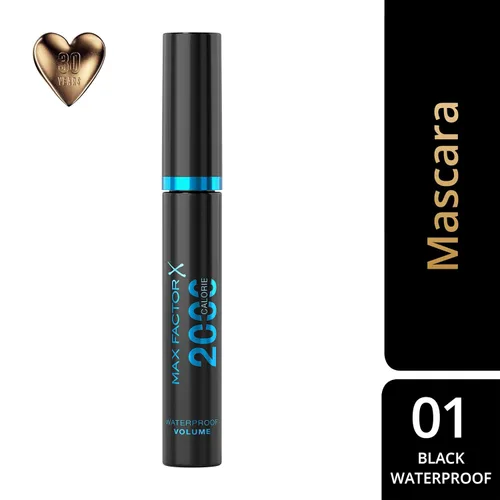 Vista 2 de Max Factor - Máscara de pestañas impermeable de 2000 calorías, color negro, para mujer, 0.3 fl oz