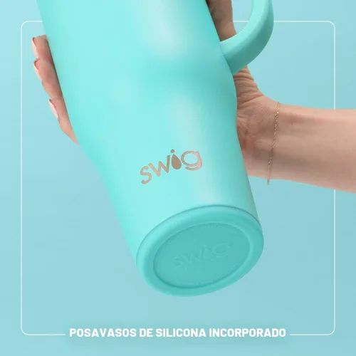 Vista 6 de Swig Life 40oz Insulated Mega Mug with Handle & Straw, Boho Desert DESIERTO BOHO