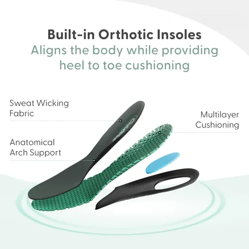 Vista 5 de Orthofeet Sandalias de soporte de arco para mujer, ideales para aliviar el dolor de talón y pies. Diseño terapéutico con soporte de arco, refuerzo