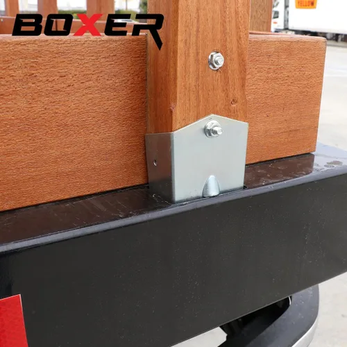 Vista 5 de Boxer Paquete de 4 Fundas de Bolsillo de Estaca para Remolque Utilitario para Camiones y Remolques de Plataforma Plana - Estilo Fleming