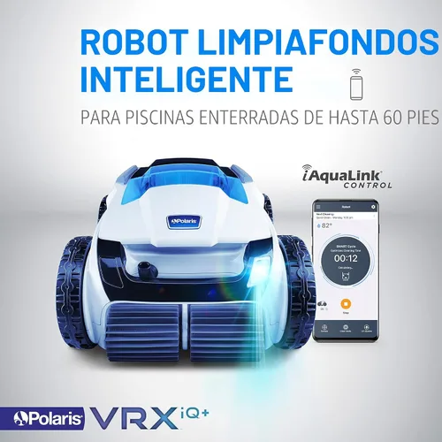 Vista 3 de Polaris VRXIQ+ - Limpiador robótico inteligente para piscinas con control iAquaLink Cable extralargo de 70 pies con giro que reduce los enredos