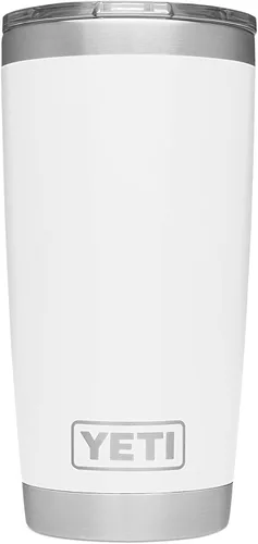 Vista 61 de YETI Rambler - Vaso de acero inoxidable con aislamiento al vacío de 20 onzas con tapa MagSlider Todo acero inoxidable