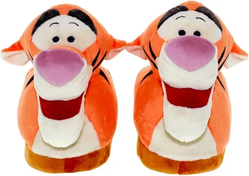 Vista 140 de Happy Feet - Pantuflas con licencia oficial de Disney y Pixar, pantuflas figurales para hombres, mujeres, niños, como se ve en Shark Tank