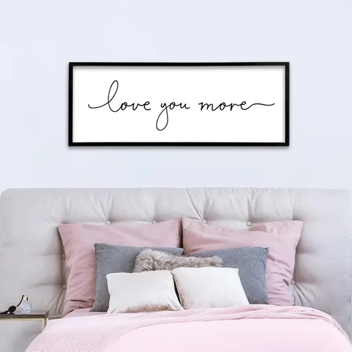Vista 11 de Decoración de pared de Dulces Sueños sobre la cama de 32"×12" para dormitorio principal, gran letrero de Dulces Sueños, decoración de pared