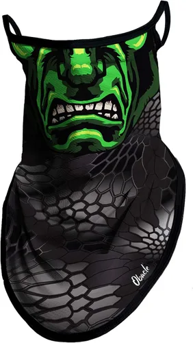 Vista 8 de Obacle Bandana facial con bucles para las orejas, polaina transpirable para el cuello para hombres y mujeres