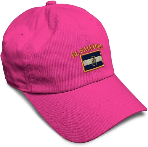 Vista 21 de Speedy Pros Sombrero de béisbol suave bordado papá sombrero El Salvador bandera bordado hombres y señoras gorra de béisbol algodón