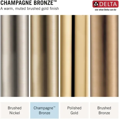 Vista 2 de Delta Faucet 55051-CZ Dryden - Ducha de mano para montaje en pared, bronce champán