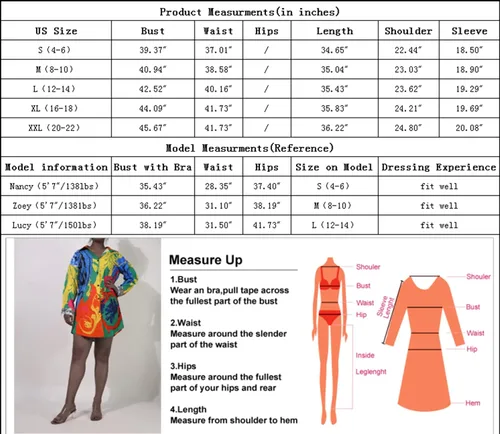 Vista 5 de Vestidos tipo camisa para mujer con botones estampado floral manga larga minivestido