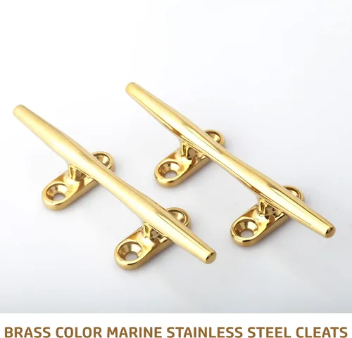 Vista 7 de 2 tacos de barco retro de acero inoxidable 316 chapados en cobre para aplicaciones marinas o decorativas, tacos marinos de color latón para ganchos