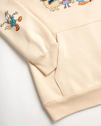 Vista 6 de Nickelodeon - Sudadera con capucha para hombre, diseño retro de los años 90 Nick Splat de dibujos animados