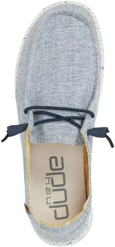 Vista 6 de Hey Dude Wendy Chambray Mocasines para mujer