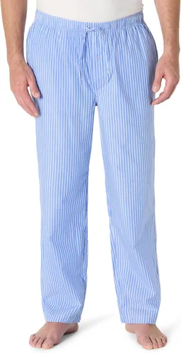 Vista 9 de Amazon Essentials Pantalón de pijama tejido de corte recto con bolsillos para hombre Tartán mezcla de óxido burdeos