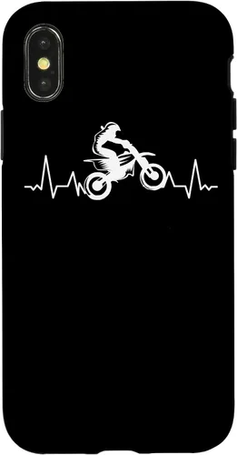 Vista 5 de Motocross Motorcyclist Dirtbike Pitbike Motorcyclist Case for iPhone 17