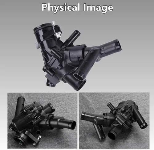 Vista 7 de Salida de agua de carcasa del termostato del refrigerante del motor 2702000615 para Mercedes CLA250 GLA250 CLA45 AMG GLA45 AMG 2.0L - Reemplaza