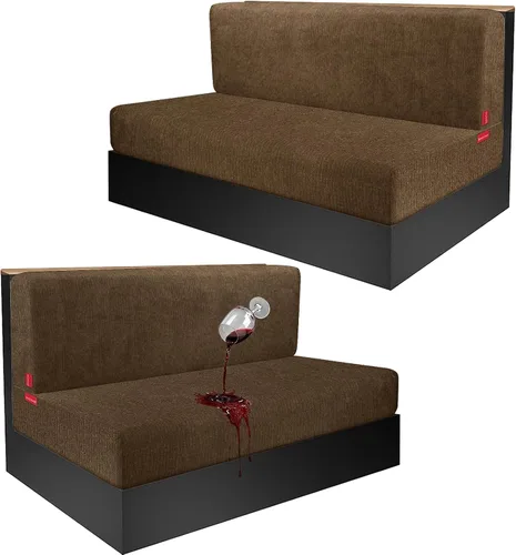 Vista 110 de Fundas de cojín impermeables para sofá, funda elástica lavable con diseño elástico antideslizante, protector de muebles para mascotas y niños