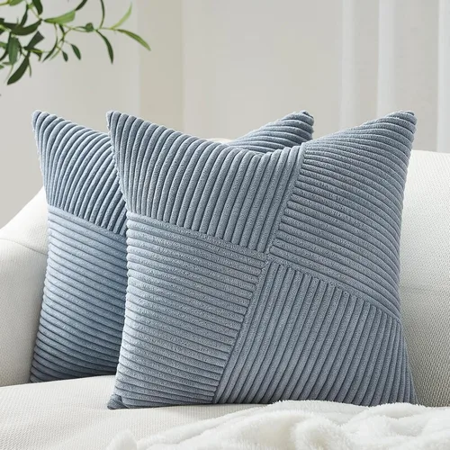 Vista 10 de Topfinel Juego de 2 fundas de almohada decorativas negras de 16 x 16 pulgadas para sofá, cama, decoración rústica estilo bohemio para el hogar
