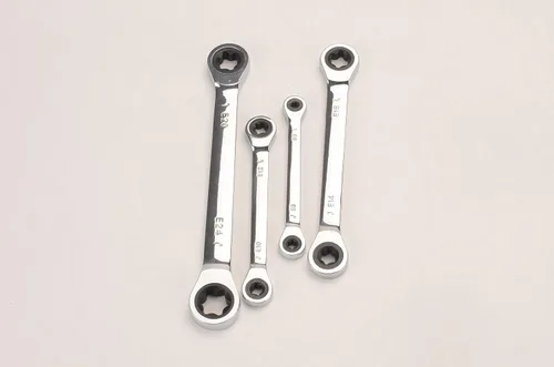 Vista 4 de FLZOSPER Llave de trinquete de caja doble E-Torx, E6x E8,Llave de trinquete de caja CR-V resistente