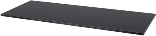 Vista 9 de Monoprice Base de mesa para marco de escritorio ajustable de altura y sentado de pie, 4 pies, negro, suficiente espacio para PC o laptop, monitores