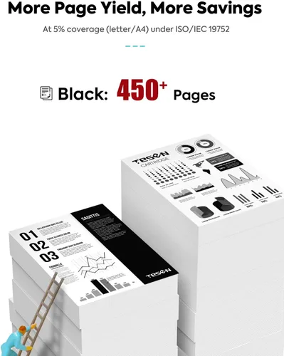 Vista 2 de PG-275XL 275XL Cartuchos de tinta negra remanufacturados de repuesto para Canon 275XL 275 PG-275 PG275 XL Negro Alto rendimiento para PIXMA TR4720