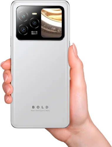 Vista 7 de BLU Bold N4 5G Desbloqueado Pantalla curva de 6.78” + pantalla trasera de 1.74” Selfie de 50MP + 16MP 512/8GB NFC Android 15 Versión