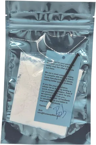 Vista 3 de Polvo de PTFE (teflón**) / cepillo aplicador incluido con botella de 1.5 onzas