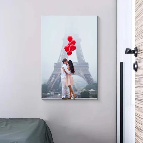 Vista 5 de NWT Impresiones de lienzo personalizadas con tus fotos, ideas de aniversario, imágenes de lienzo personalizadas para pared para imprimir enmarcadas