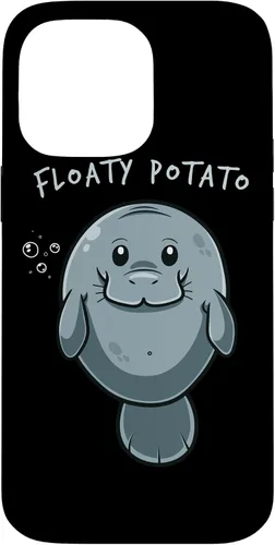 Vista 21 de Flaoty Potato Manatee Funny Manati Manatee Chubby Mermaid Case for iPhone 17
