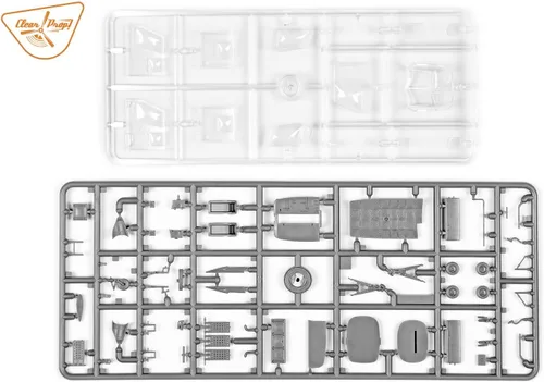 Vista 6 de CLEAR PROP CP72018-1/72 HH-2D Seasprite kit modelo plástico