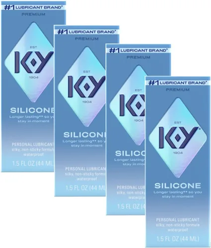 Vista 17 de K-Y Lubricante de silicona, lubricante personal premium, fórmula a base