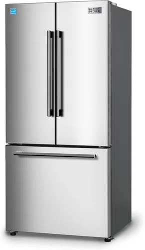 Vista 17 de BLACK+DECKER - Congelador vertical de 8.5 pies cúbicos, congelador de pie con control de temperatura mecánico, congelador vertical con 3 estantes