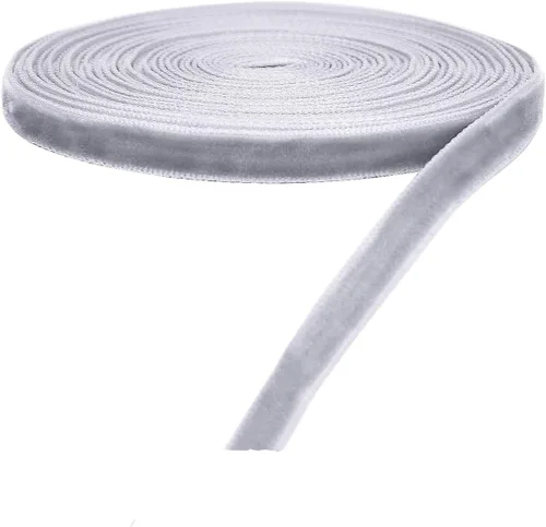 Vista 106 de Chenkou Craft 5 yardas de cinta de terciopelo para decoración navideña y embalaje artesanal