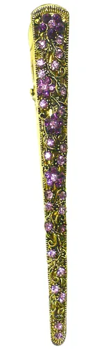 Vista 15 de NM110-2-6d1 - Juego de 6 pinzas de metal resistentes para el cabello para mujeres y niñas
