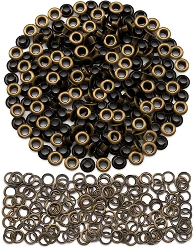 Vista 11 de SEMINI 800 Sets 4 Colors 6mm Grommet Eyelet Kit with Install Tool Kit