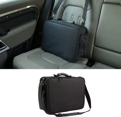 Vista 2 de Organizador de maletero de automóvil, plegable, multicompartimento, organizador de automóvil SUV para almacenamiento, accesorios para camiones