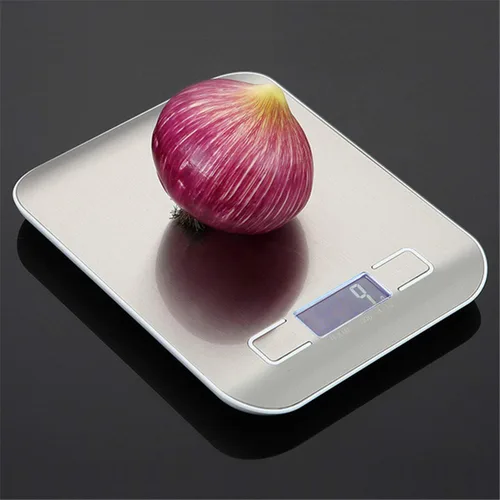 Vista 4 de TXY 0.04 oz/22.0 lbs báscula de cocina doméstica báscula electrónica de alimentos básculas dietéticas herramienta de medición Slim LCD Digital
