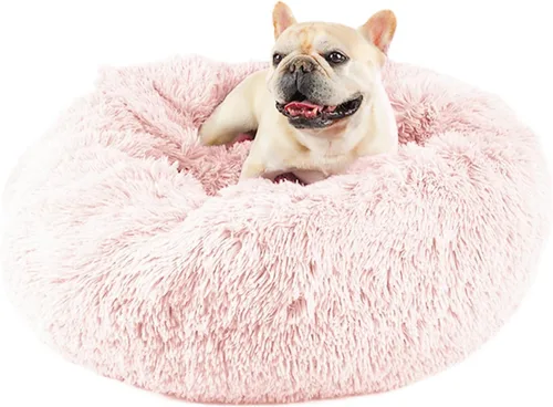 Vista 12 de Himax - Cama para perros pequeños cubierta con manta adjunta, color beige