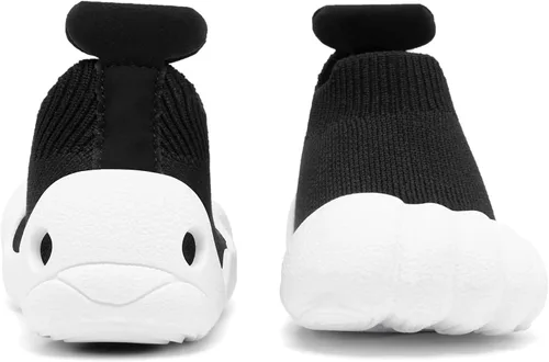 Vista 5 de Engtoy Zapatos de calcetín para bebés, zapatos para caminar para niños y niñas, zapatillas de cinco dedos cerrados, sin cordones