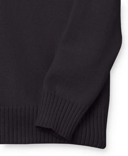 Vista 10 de Suéter Tienda Essentials para mujer, 100% algodón, de manga larga, con cuello en V