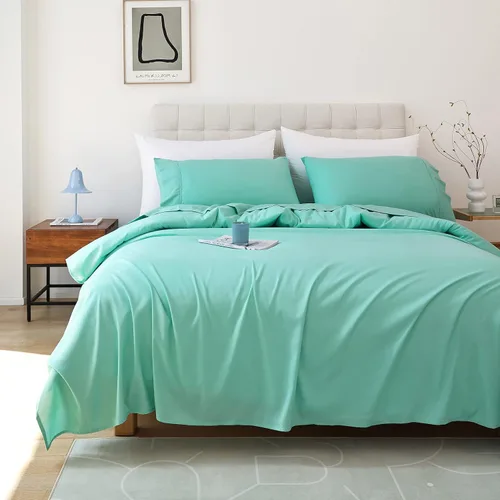 Vista 7 de Whitney Home Textile Juego de Sábanas Twin, Sábanas de Cama de Microfibra Suave de Hotel Tamaño Twin, Bolsillo Extra Profundo, Juego de Sábanas