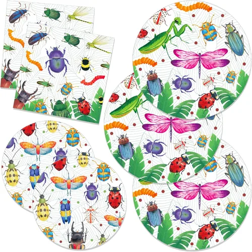 Vista 13 de Platos de Papel de Cumpleaños de Alienígena Servilletas Pequeño Alienígena Juego de Vajilla Desechable Baby Shower Suministros de Fiesta Papel Tema