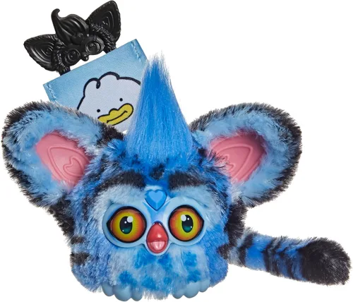 Vista 13 de KPop Demon Hunters Furby Furblets Derpy Tiger, juguete electrónico coleccionable de 3 pulgadas
