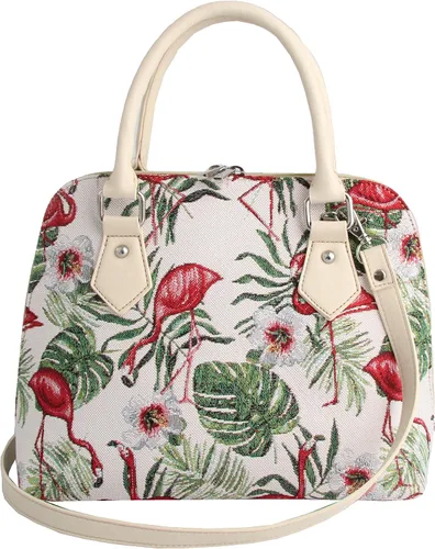 Vista 5 de Signare Tapiz de mano y bolso de hombro para mujer, bolso cruzado de moda para mujer, bolso de cartera para mujeres, niñas y adolescentes