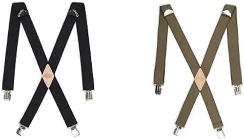 Vista 26 de Dickies - Tirante para hombre, 1 1/2 pulgadas, con clip recto, ajustable X
