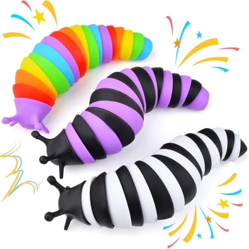 Vista 8 de Cevioce Babosa sensorial, mini babosa para adultos y niños, juguete sensorial para autismo, a partir de 3 años, relleno de Pascua (verde)