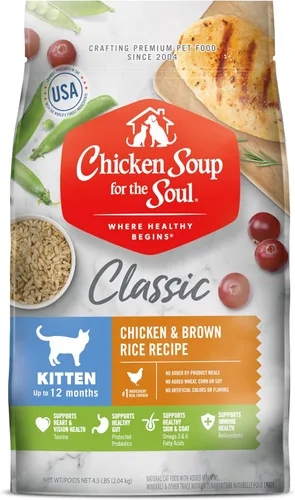 Vista 13 de Chicken Soup for the Soul Natural Premium Alimento seco para gatos adultos, primer ingrediente de carne real, sin subproductos, apoya la salud