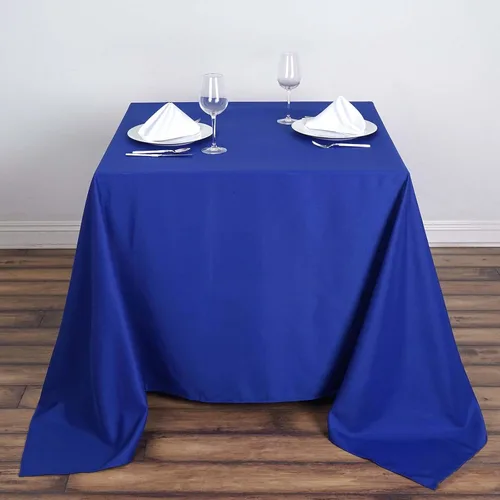 Vista 39 de Efavormart - Mantel cuadrado de lino de poliéster sin costuras, 54 x 54 pulgadas, color beige, para banquetes de boda, fiesta, restaurante