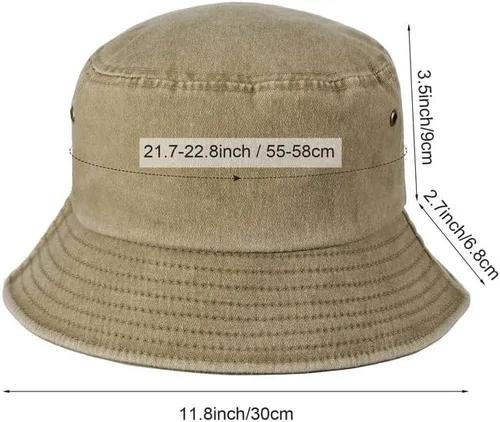 Vista 2 de Geyoga Paquete de 8 sombreros de pescador de algodón plegables y plegables, para niños, adolescentes, niñas, mujeres y hombres